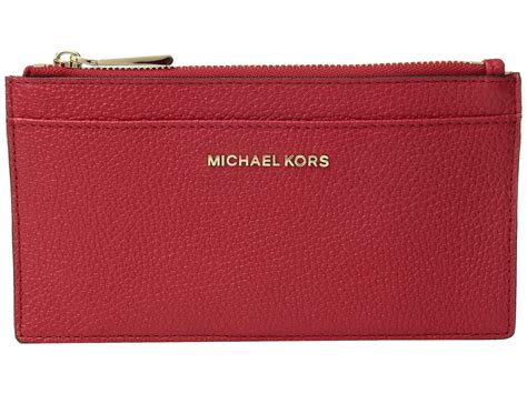 michael kors card holder grey|michael kors oversized wallet.